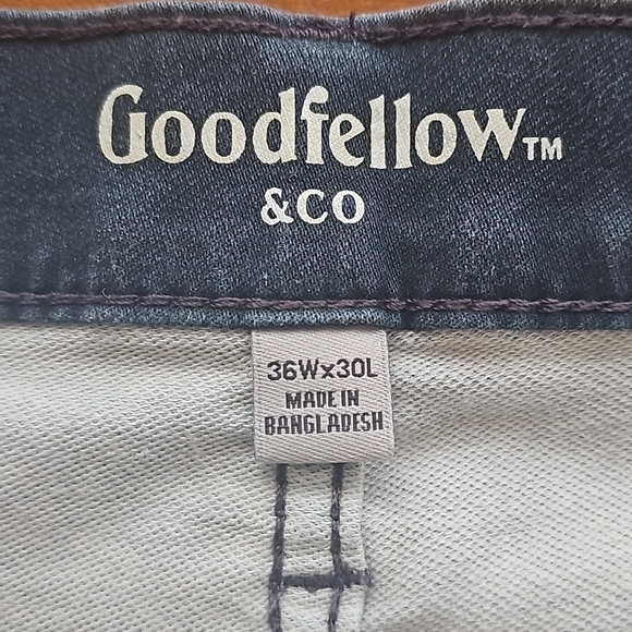 Goodfellow & Co. Slim Total Flex Straight Denim/Jeans Size 36W/30L - Picture 3 of 9